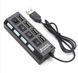 Разветвитель с выключателями USB HUB на 4 порта с выключателями 4SW EM7675 фото 1