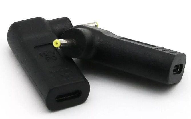 Переходник USB Type-C на DC 3.0x1.1mm + PD Triger 19.5V 100W для Acer Aspire зарядки ноутбука от повербанка EM8182 фото