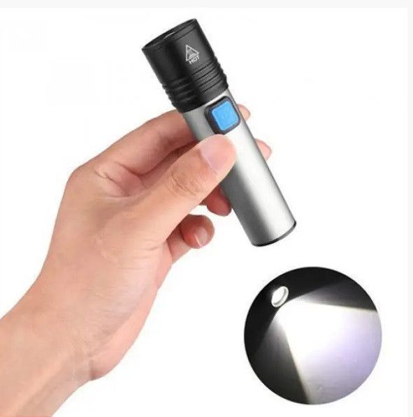 Фонарь ручной светодиодный аккумуляторный Charge Flashlight K31 EM8128 фото