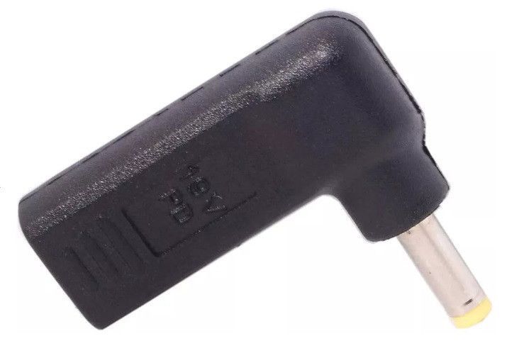 Переходник USB Type-C на DC 4.8x1.7mm + PD Triger 19.5V 100W для HP зарядки ноутбука от повербанка EM8186 фото