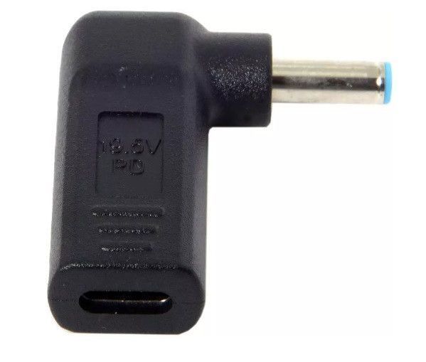Переходник USB Type-C на DC 4.5&times;3.0*0.6 + PD Triger 19.5V 100W для HP зарядки ноутбука от повербанка EM8187 фото