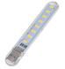 Cветодиодна лампа, портативна USB LED лампа, светильник, фонарь 8 LED EM7812 фото 1