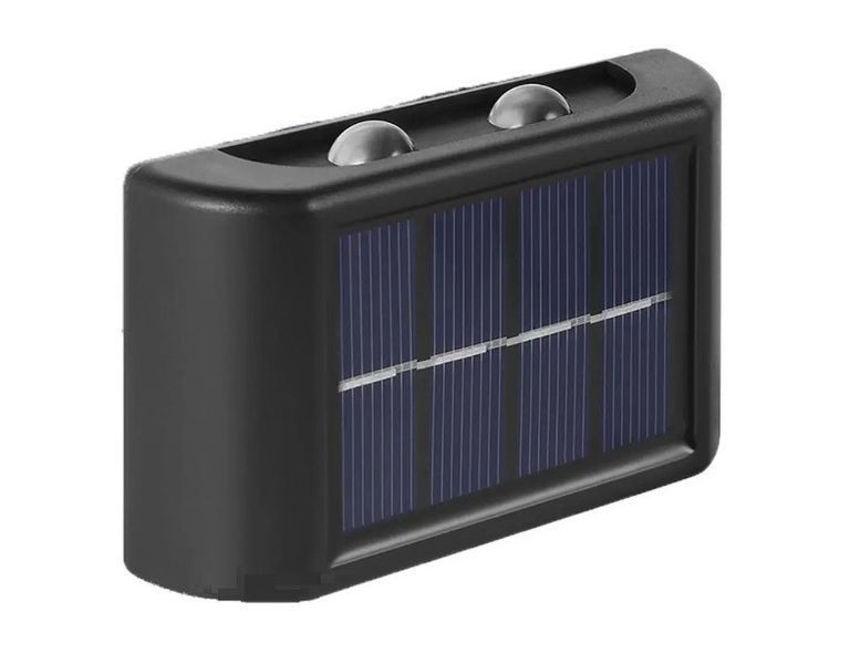 Уличный фасадный садовый LED фонарь на солнечной батарее, декоративное освещение настенний EM7703 фото