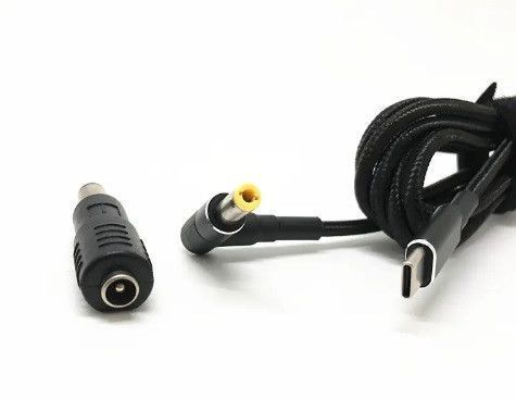 10шт. Кабель Type-C 65W на DC 5,5*2,5 с триггером на 18.5-20V зарядка от повербанка для ноутбука + набор перех EM8417 фото