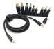 10шт. Кабель Type-C 65W на DC 5,5*2,5 с триггером на 18.5-20V зарядка от повербанка для ноутбука + набор перех EM8417 фото 1