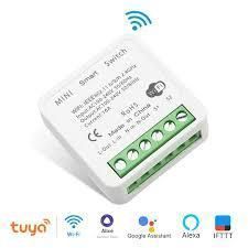 Умное реле Mini Smart Swith 16А с WiFi модулем Smart Home 16A напряжения 100-240В Smart Life или Tuya Smart EM7820 фото
