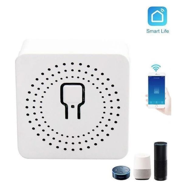 Умное реле Mini Smart Swith 16А с WiFi модулем Smart Home 16A напряжения 100-240В Smart Life или Tuya Smart EM7820 фото