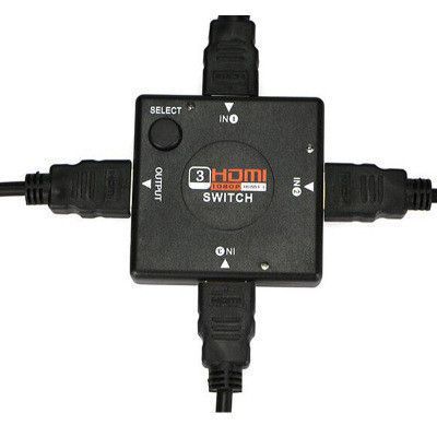 Сплиттер HDMI 3-портовый коммутатор switch 1,4 AV 1080p EM7513 фото