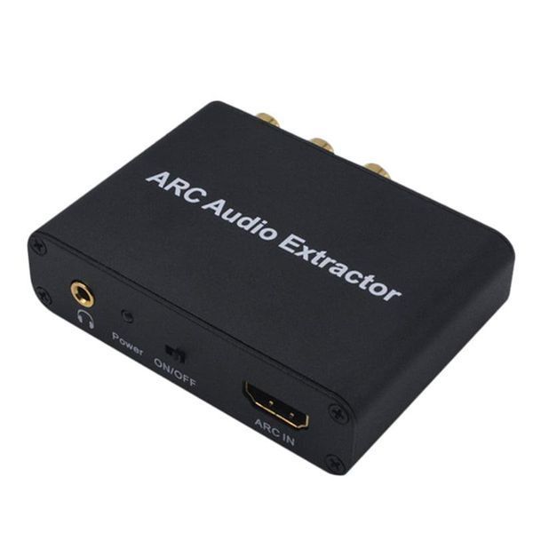 HDMI ARC переходник преобразователь аудио для ТВ в тюльпан 3.5 оптика коаксиал декодер конвертер Audio digital EM7519 фото