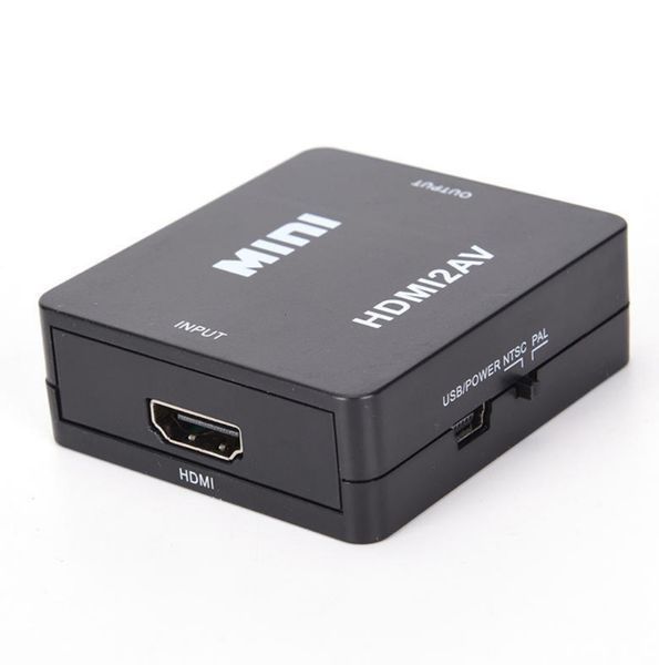 Конвертер HDMI на AV RCA CVBS тюльпан адаптер преобразователь HDMI2AV EM7298 фото