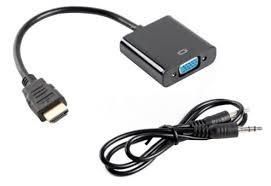 HDMI в VGA адаптер конвертер видео аудио переходник на tv тюнера T2, Xbox с бокс преобразователь Playstation 3 EM7036 фото