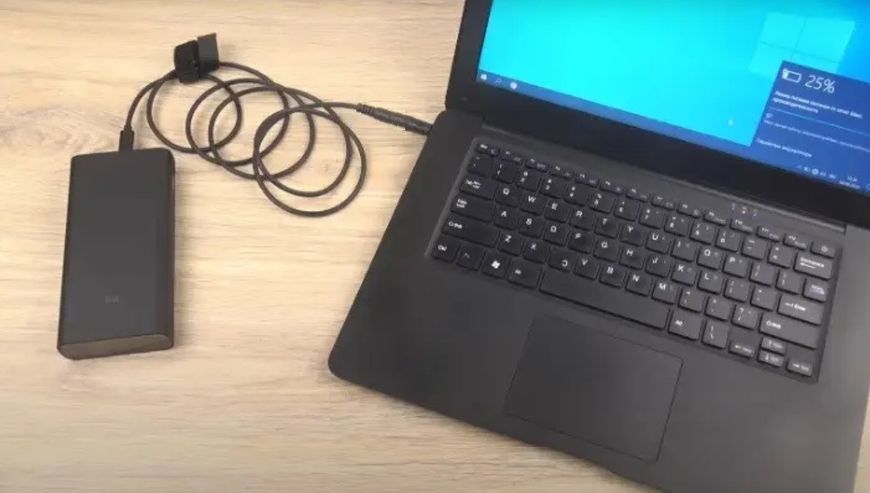 USB Type-C 100W кабель питания и переходник DC 2.5&times;0.7 Asus для зарядки ноутбука от повербанка USB EM8320 фото