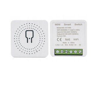 Умное реле DS-1311WN Mini Smart Swith 16А с WiFi модулем 16A напряжения 100-240В Smart Life Tuya Smart Home EM8150 фото
