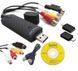 Easycap USB Type-C Video Видео-Аудио TV DVD VHS видеозахват для оцифровки видеокассет raspberry linux EM8428 фото 1