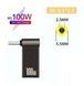 10 шт. USB Type-C адаптер DC 5.5&times;2.5 Asus для зарядки ноутбука 100W от повербанка USB или зарядки PD EM7763 фото 2