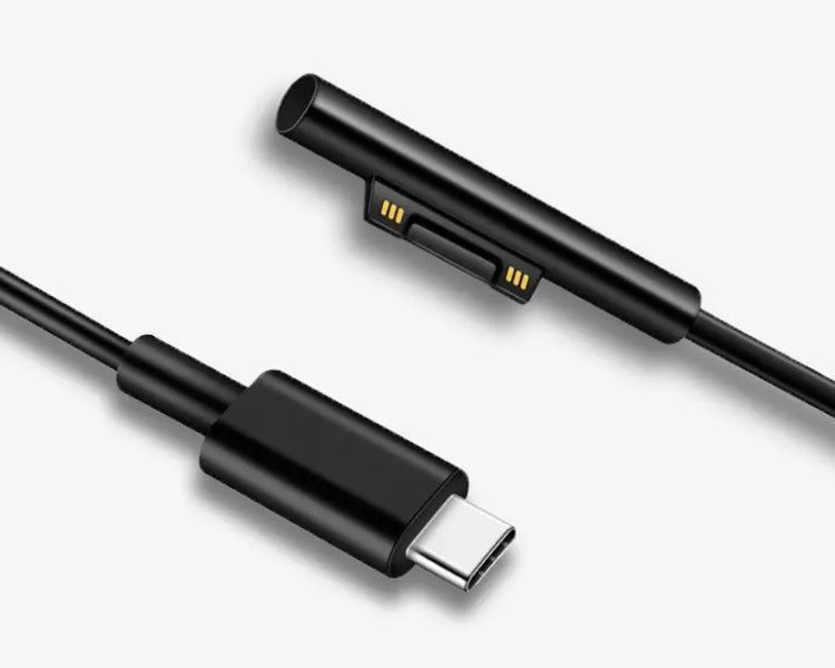Type-c Surface 200см 15V PD зарядный кабель зарядки для microsoft Surface Pro 6 5 4 3 Surface Book 2 1 EM7672 фото