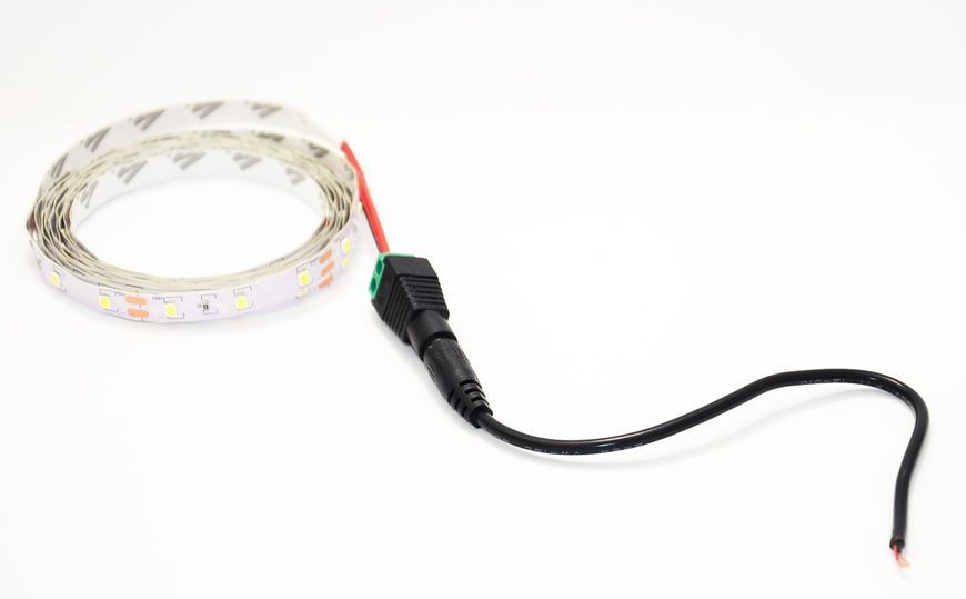 Светодиодная LED лента USB 5V и 12V универсальная ЮСБ 500см. белая работает от павер банка power bank EM7172 фото