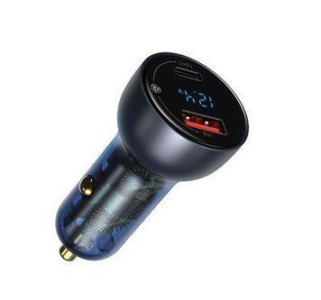 Baseus 65w зарядка ноутбука от прикуривателя аккумулятора 12V автомобильный зарядный PPS PD/QC4.0 USB-C/USB-A EM8382 фото