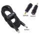 USB Type-C 100W кабель живлення и переходник DC 5.0&times;3.0*1.0 Samsung для зарядки ноутбука от повербанка USB EM8327 фото 1