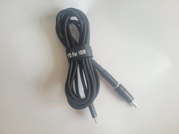 USB Type-C 100W кабель питания DC 5.5&times;2.5 Asus для зарядки ноутбука от повербанка USB EM8438 фото