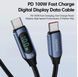 Кабель Toocki Type-C PD 100w Fast Charge с дисплеем QC 3.0 200см провод для быстрой зарядки и передачи данных EM7902 фото 5
