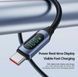 Кабель Toocki Type-C PD 100w Fast Charge с дисплеем QC 3.0 200см провод для быстрой зарядки и передачи данных EM7902 фото 6