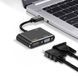 Адаптер с USB на HDMI и VGA PC LCD HDTV внешняя видеокарта для подключения дополнительного монитора EM8215 фото 2