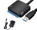 Переходник для жесткого диска USB 3.0 - SATA, 2.5", 3,5" с блоком питания SSD жесткий диск конвертер адаптер EM7336 фото 2