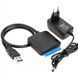 Переходник для жесткого диска USB 3.0 - SATA, 2.5", 3,5" с блоком питания SSD жесткий диск конвертер адаптер EM7336 фото 1