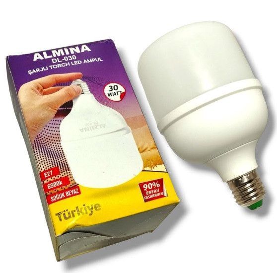 Светодиодная лампочка 30W E27 Almina DL-030 для аварийного освещения EM8340 фото