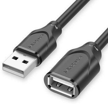 Дата кабель USB 2.0 AM/AF Mindpure 0.5m 50 см папа-мама удленитель EM8456 фото
