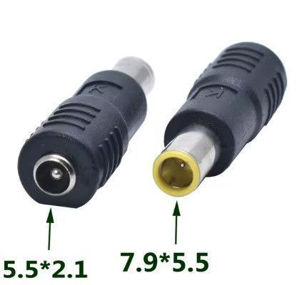Переходник питания 5.5x2.1 to 7.9x5.6 мм для блока питания EM8284 фото