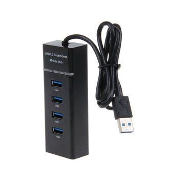 USB-хаб USB 3.0 на 4 порта с питанием кабель 120 см. разветвитель usb-hub EM8011 фото