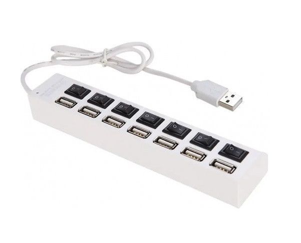 Разветвитель с выключателями USB HUB на 7 порта с выключателями 7SW EM7674 фото