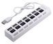 Разветвитель с выключателями USB HUB на 7 порта с выключателями 7SW EM7674 фото 1