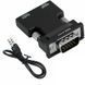 Конвертер HDMI на VGA 1080р переходник преобразователь адаптер с Т2 на монитор EM7350 фото 1