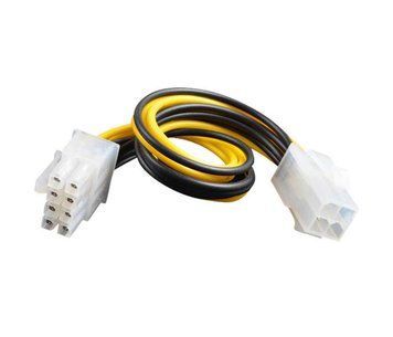 Кабель переходник питания для процессора 4 pin - 8 pin 0.1 м EM7467 фото
