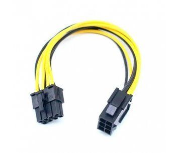 Кабель питания для видеокарт 6 pin - 8 pin 0.2 м EM7468 фото